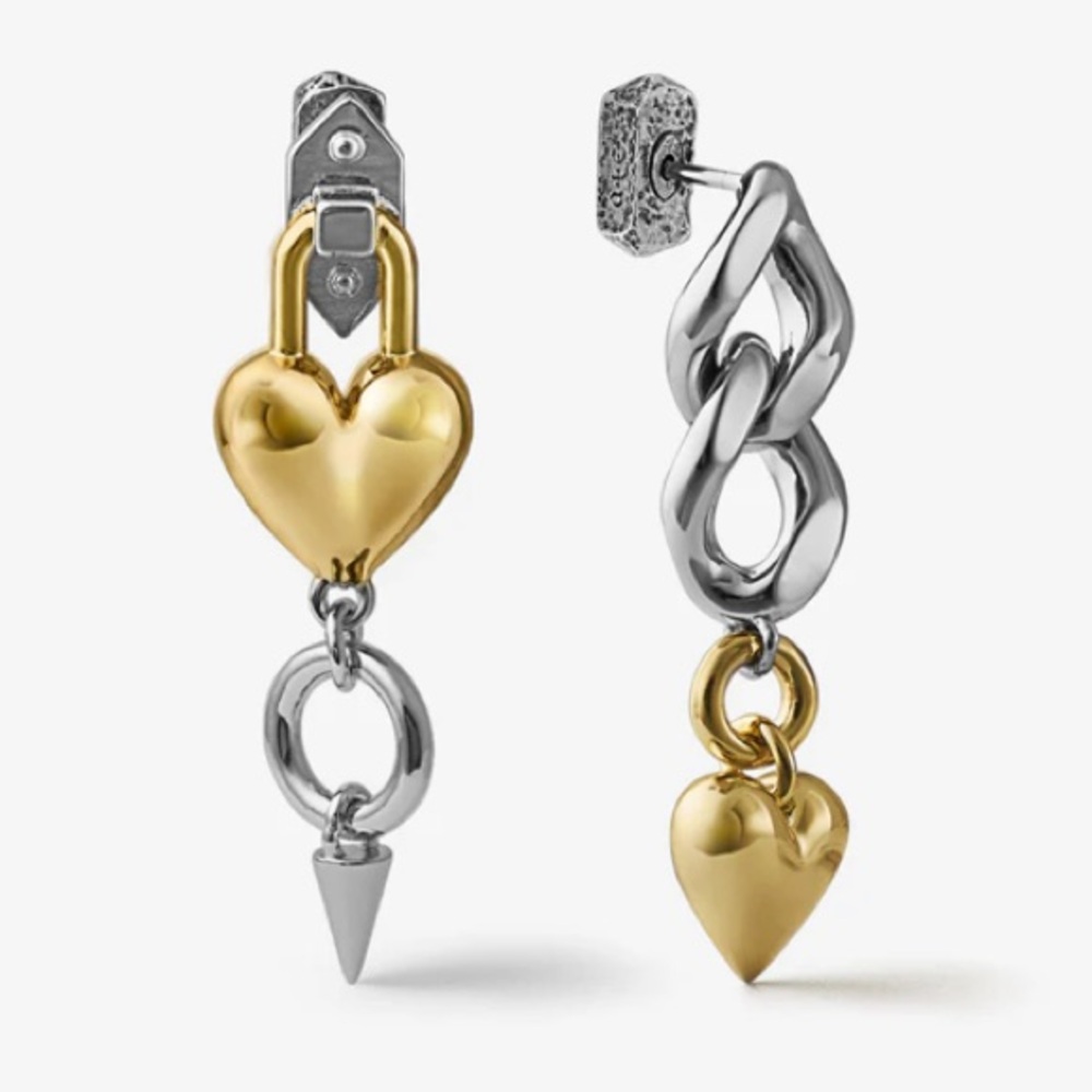 Ask & Embla Two Tone SAINT VALENTINE EARRINGS
